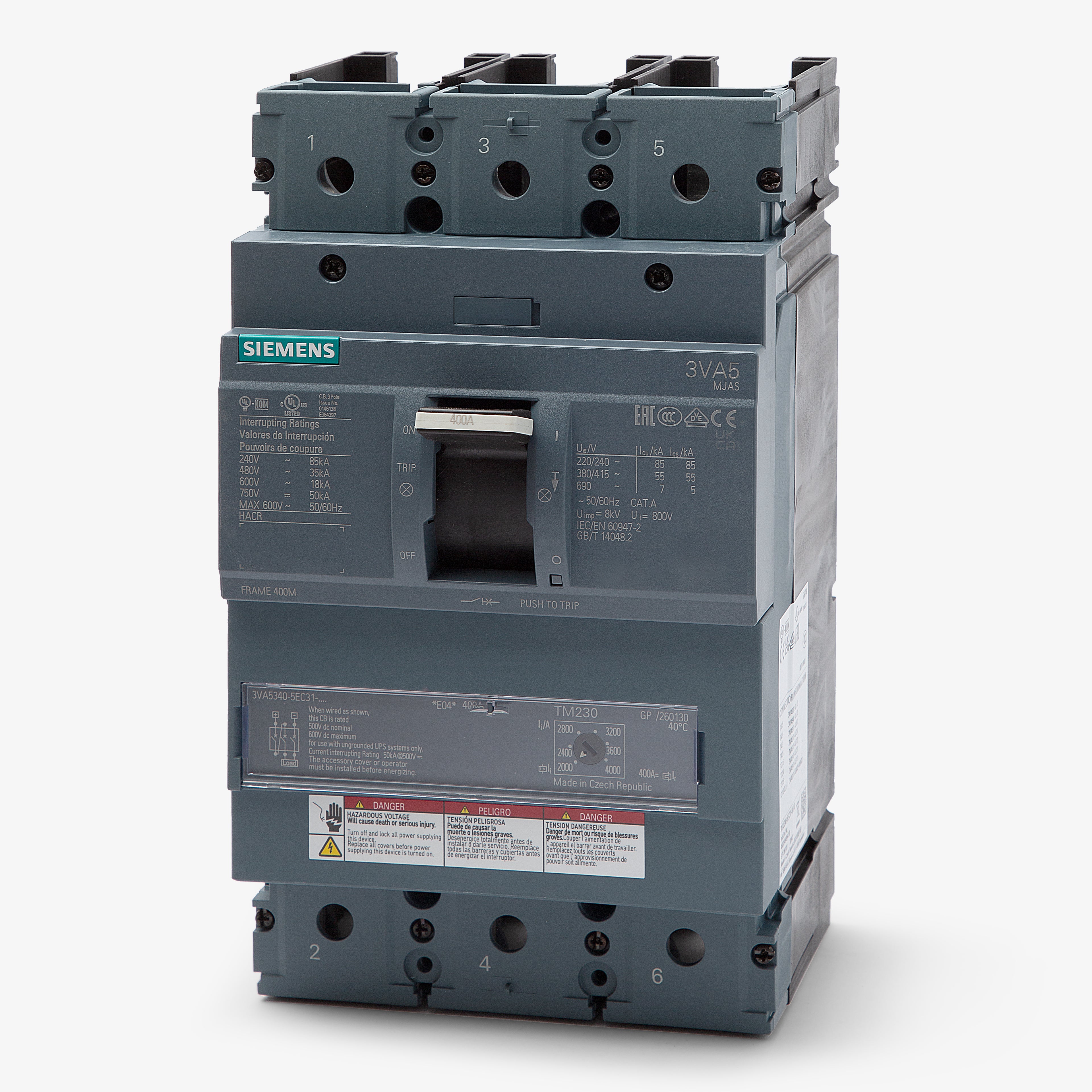 Siemens 3VA5340-5EC31-0AA0 Molded Case Circuit Breaker – SuperBreakers