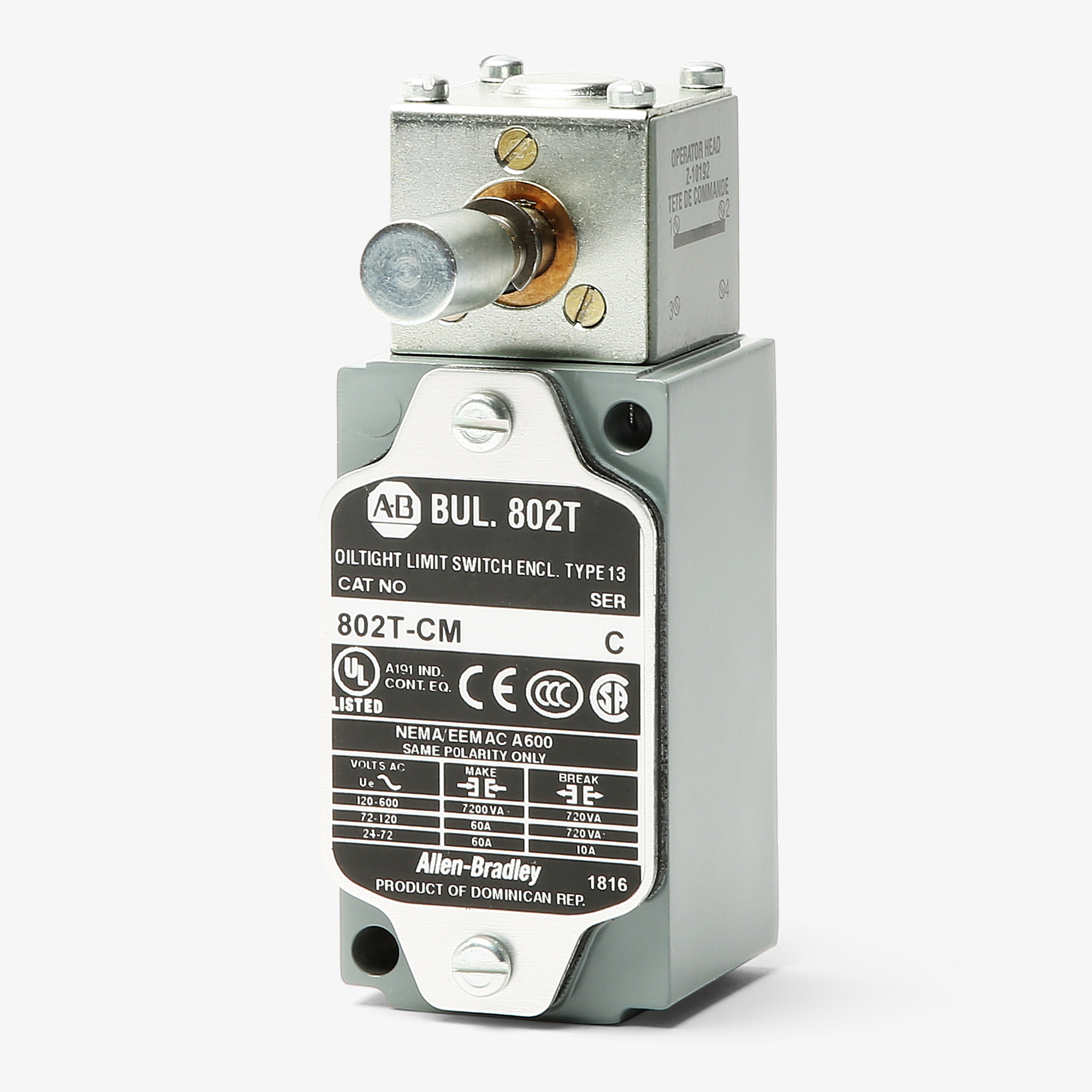 Allen Bradley 802T-CM Limit Switch – SuperBreakers