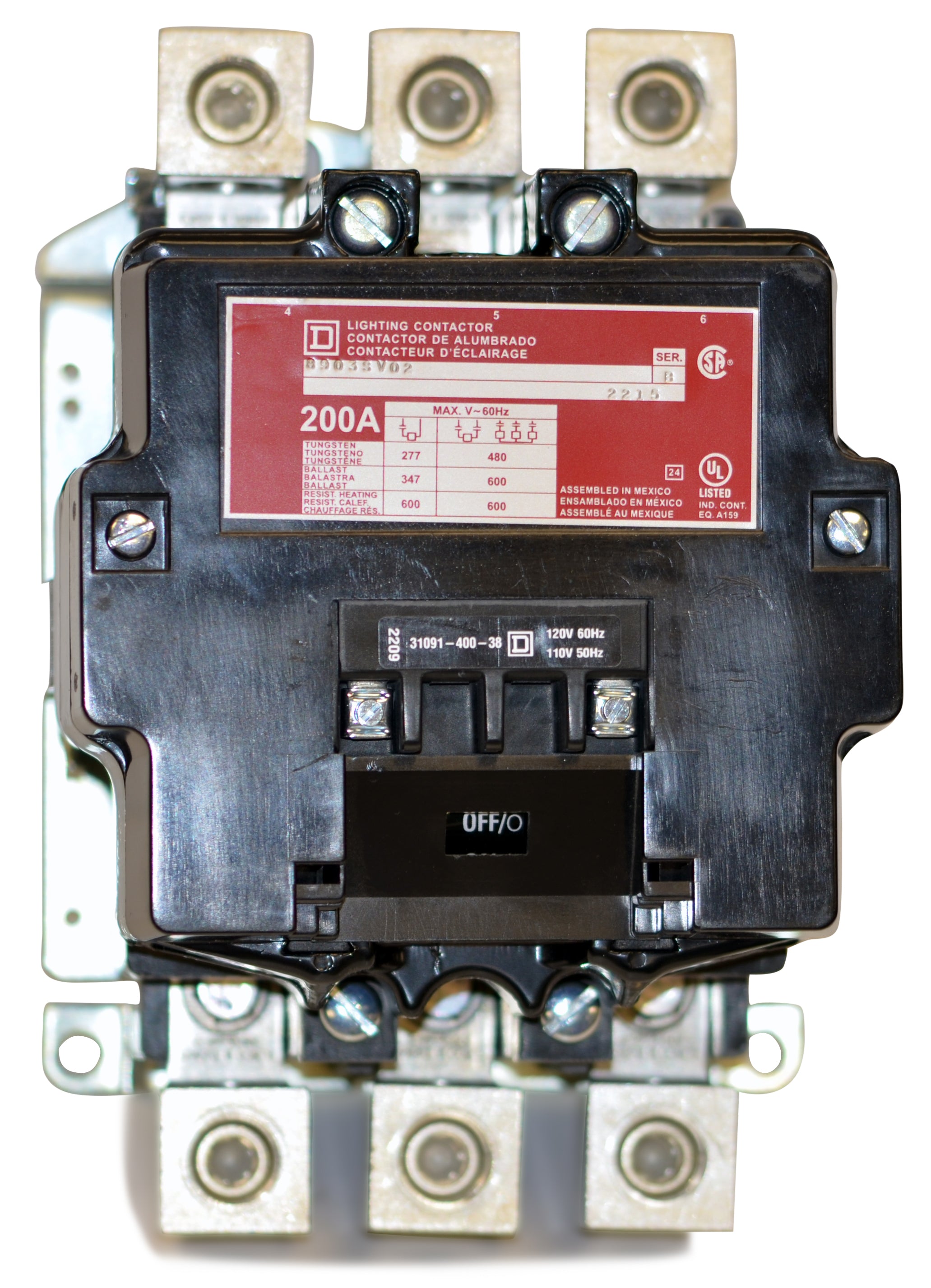 Square D 8903SVO2V02 Contactor SuperBreakers