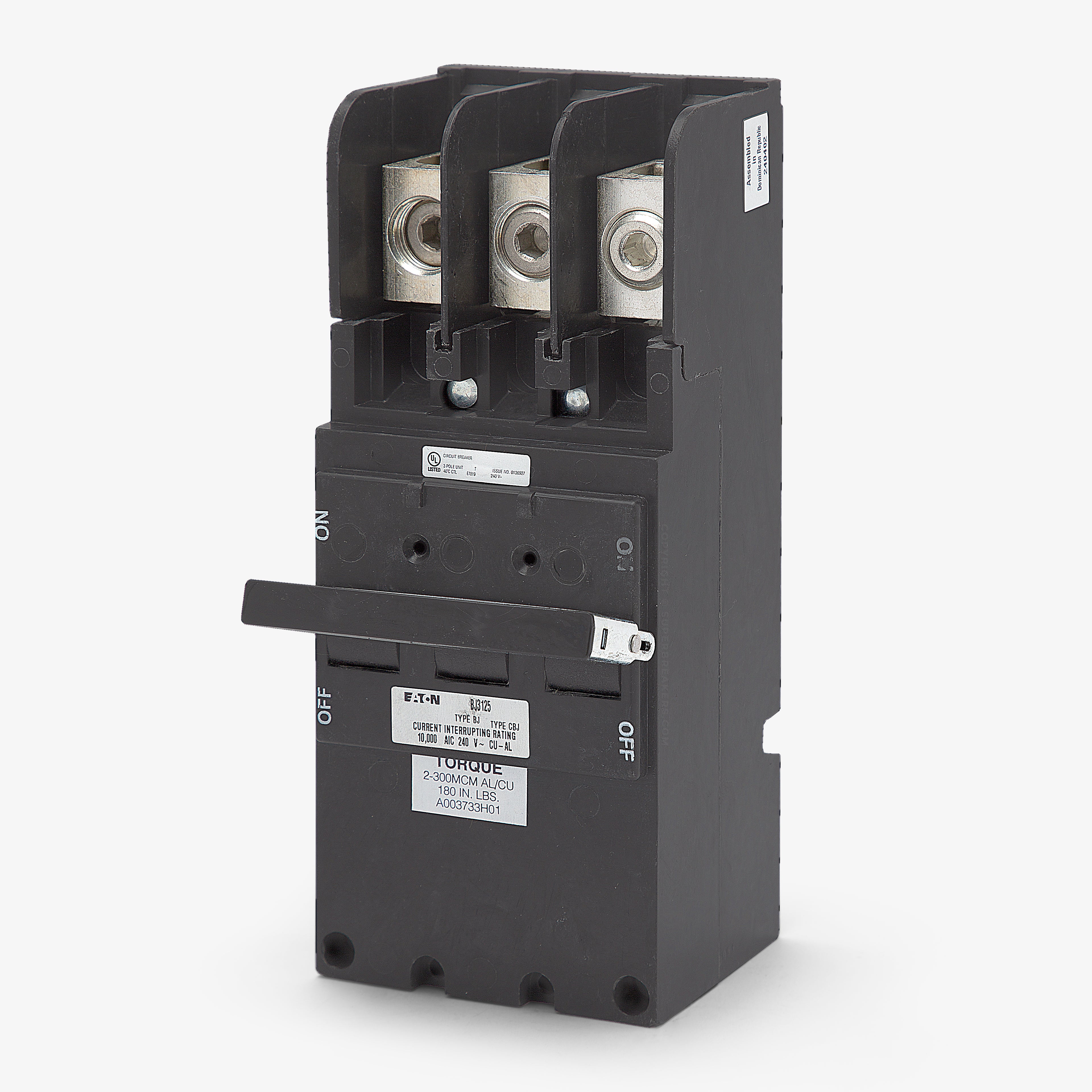 Eaton/Cutler-Hammer BJ3125 3 Pole Circuit Breaker – SuperBreakers