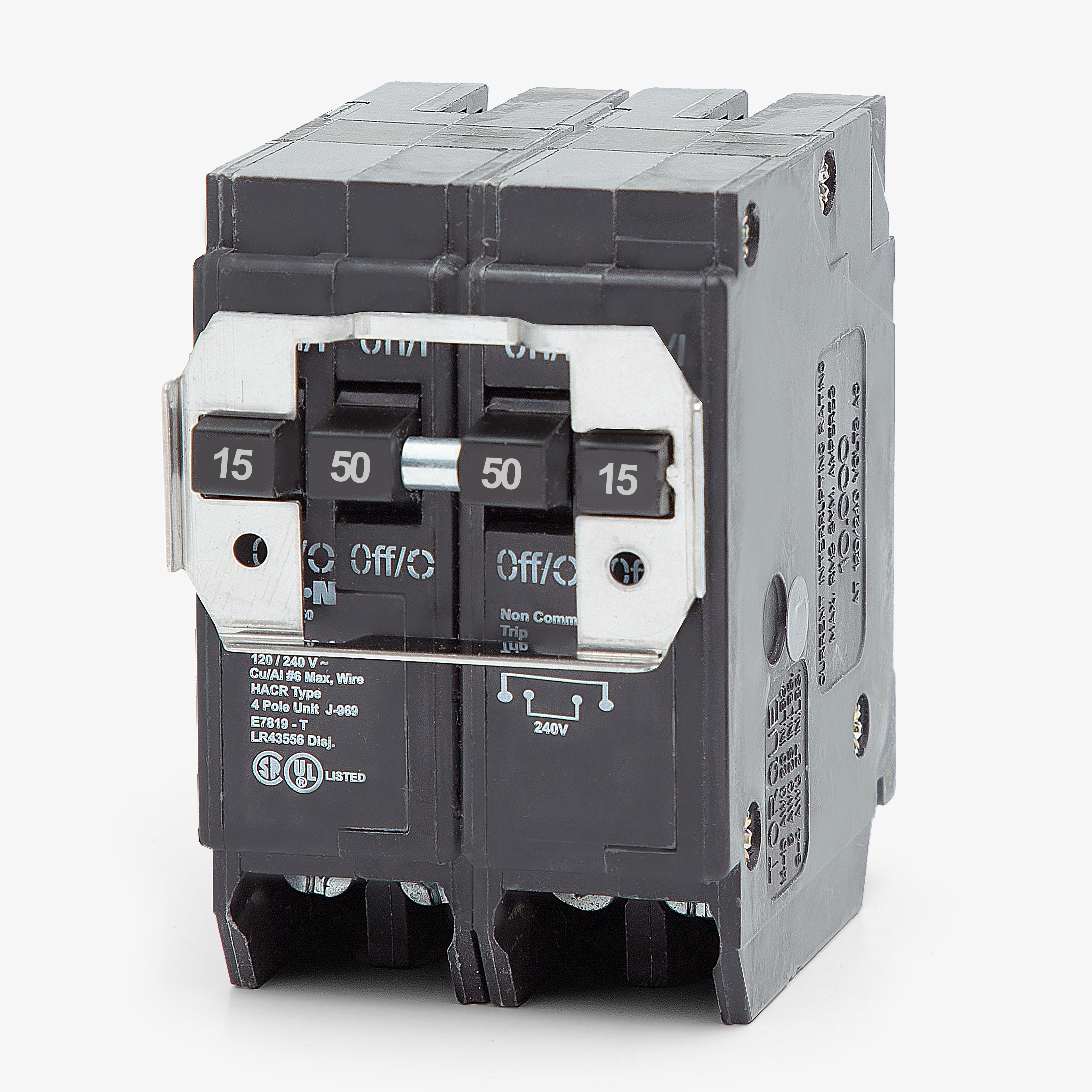 Cutler-Hammer BQ215250 Quadplex Miniature Circuit Breaker