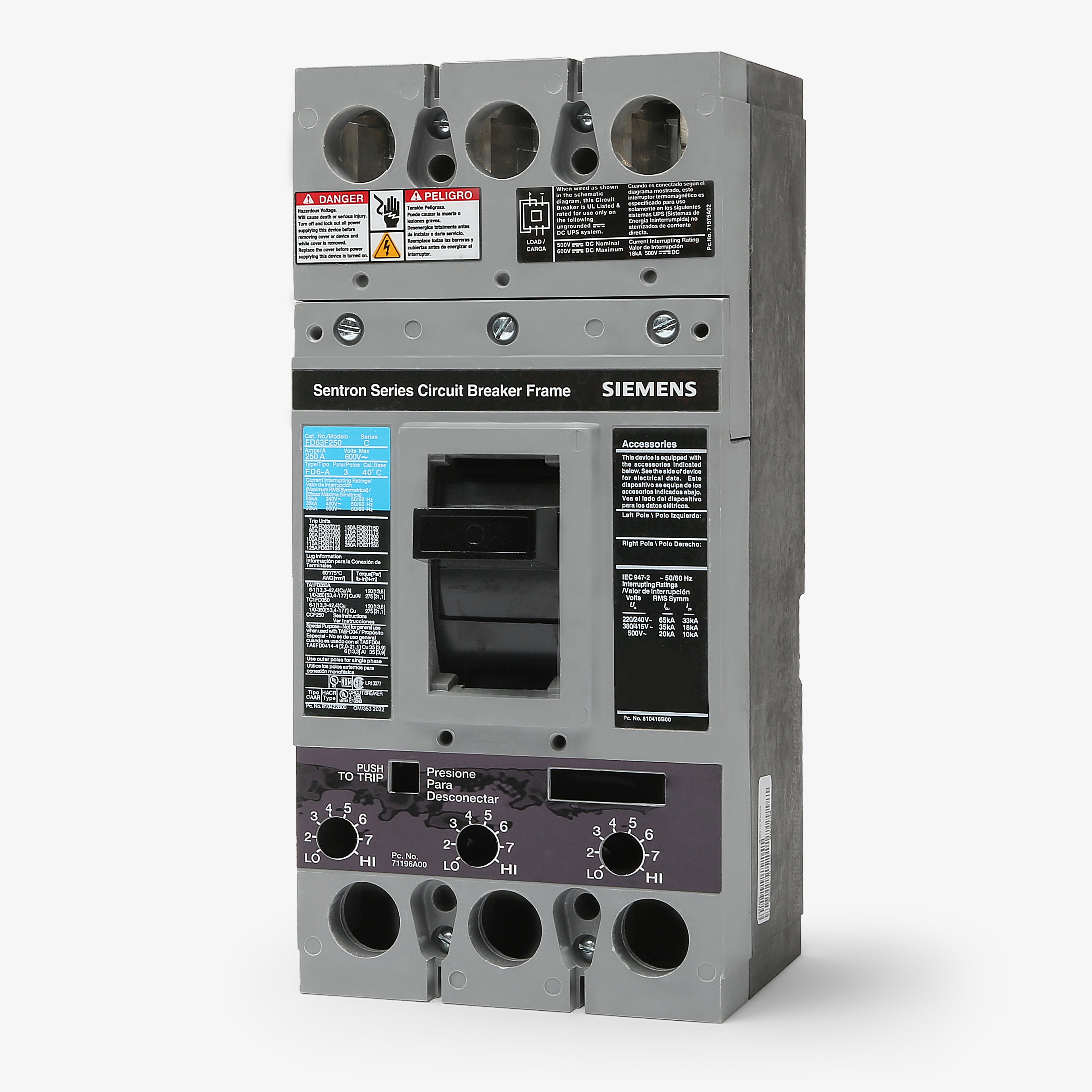 Siemens FD63F250 Frame – SuperBreakers