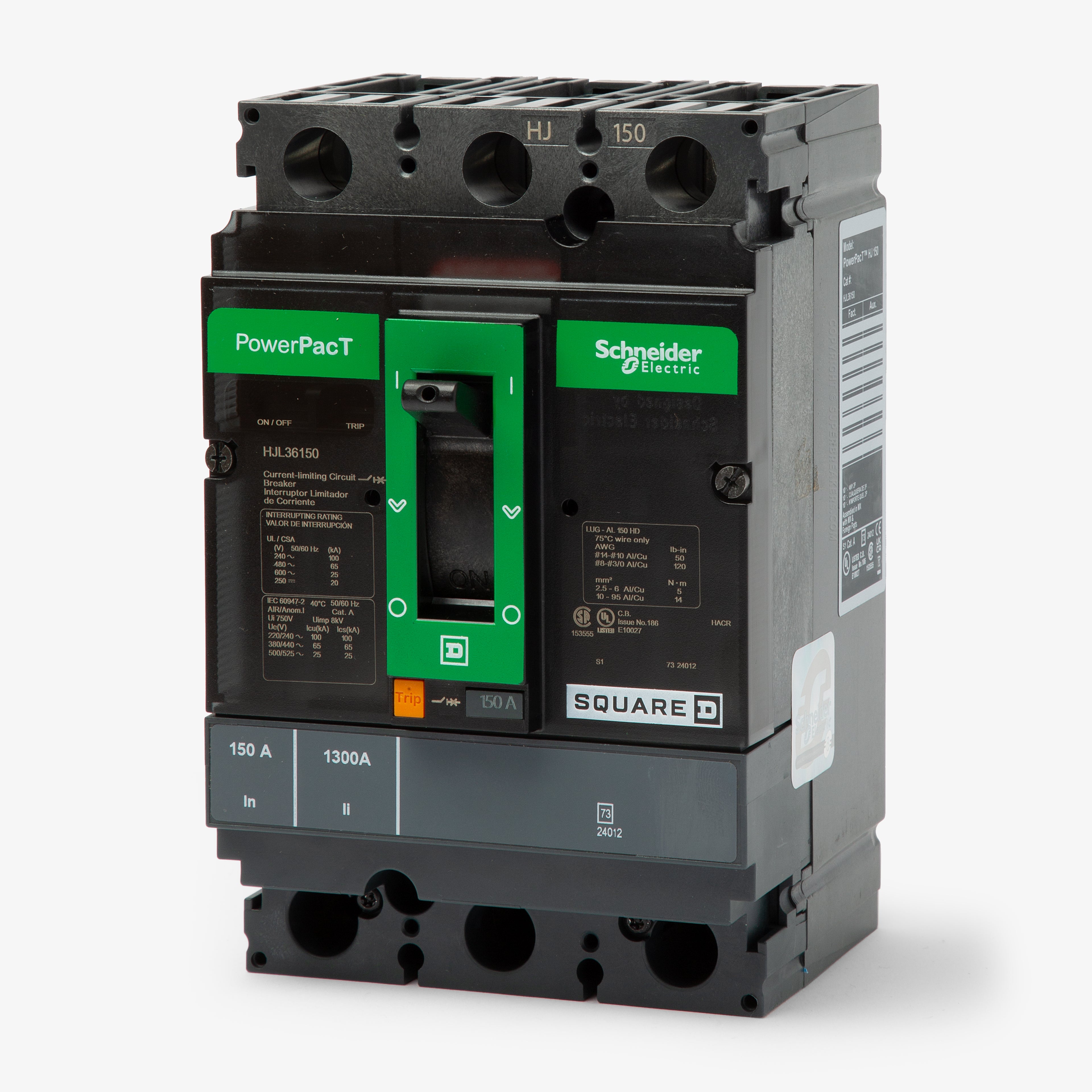 Square D HJL36150M74 3 Pole Circuit Breaker – SuperBreakers