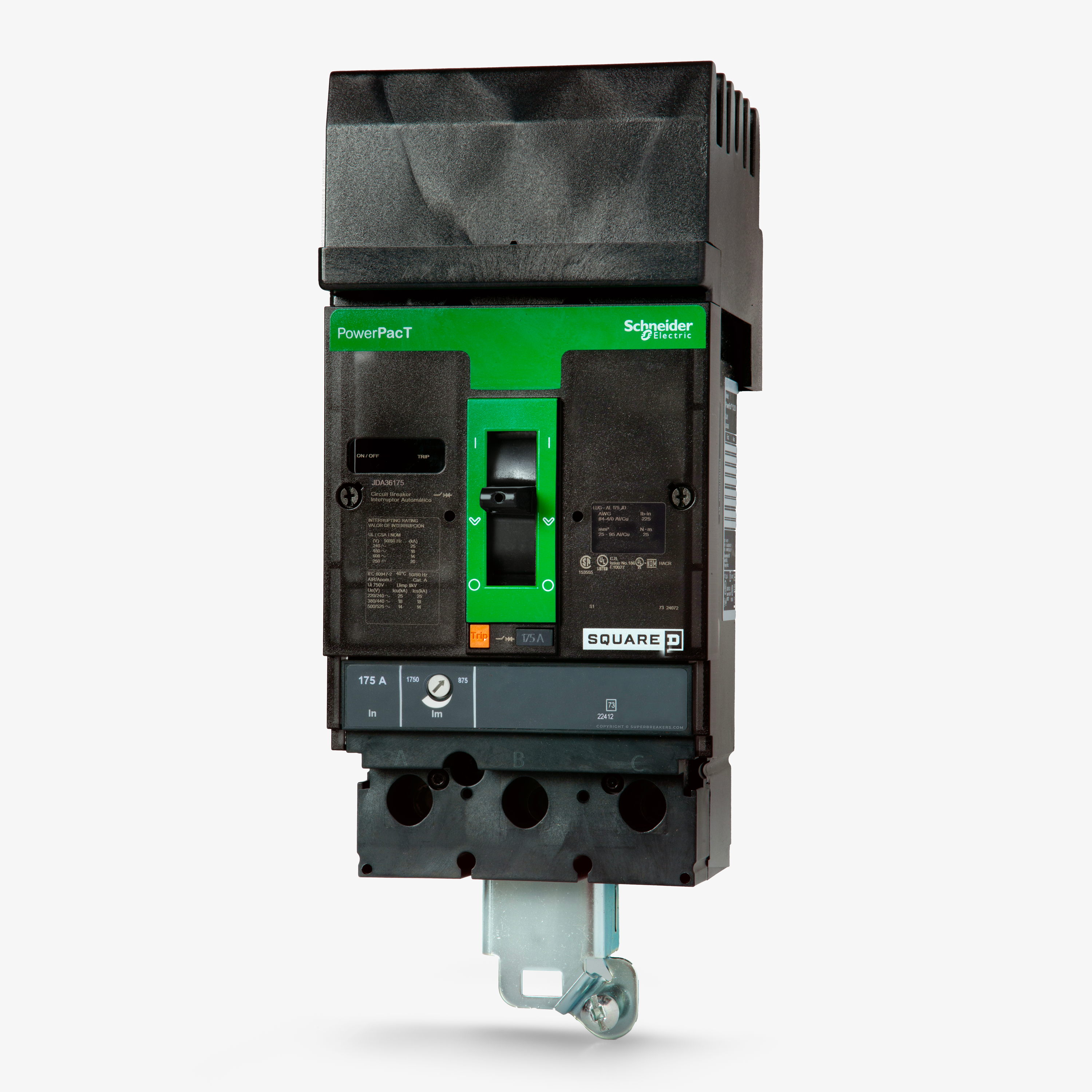 Square D JDA36175 3 Pole Circuit Breaker – SuperBreakers