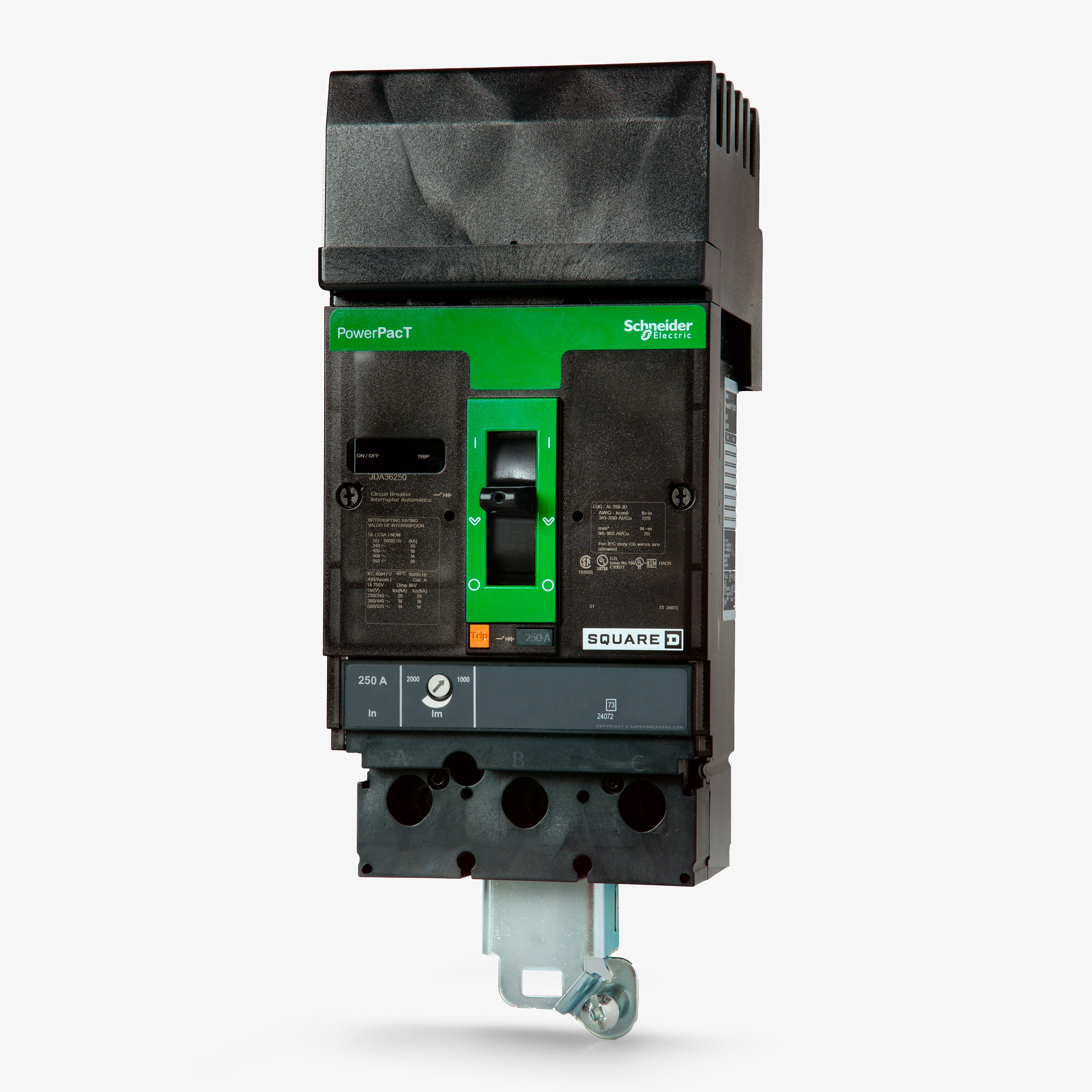 Square D JDA36250 3 Pole Circuit Breaker – SuperBreakers