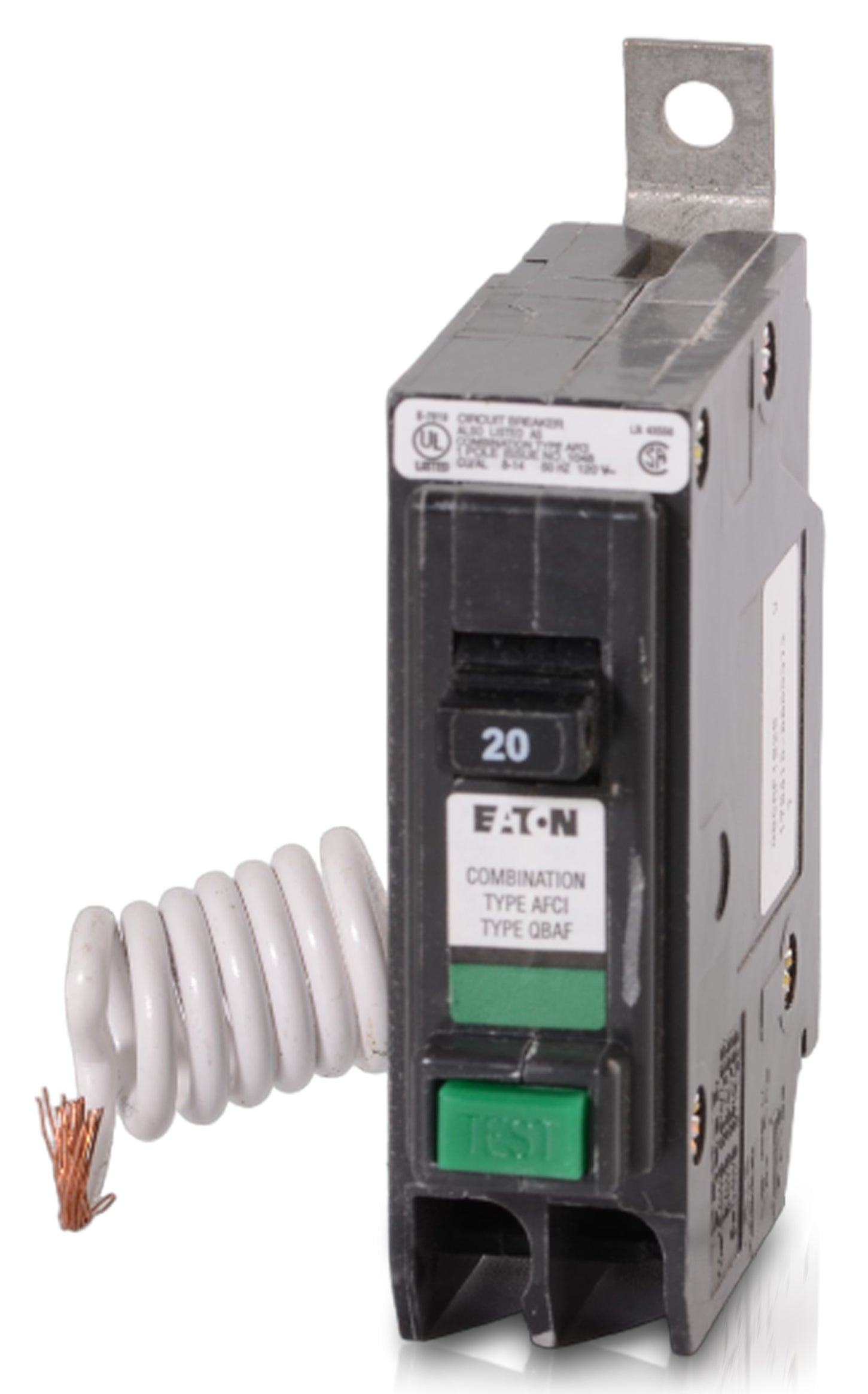 Eaton QBCAF1020 1 Pole Combination Arc Fault Circuit Breaker