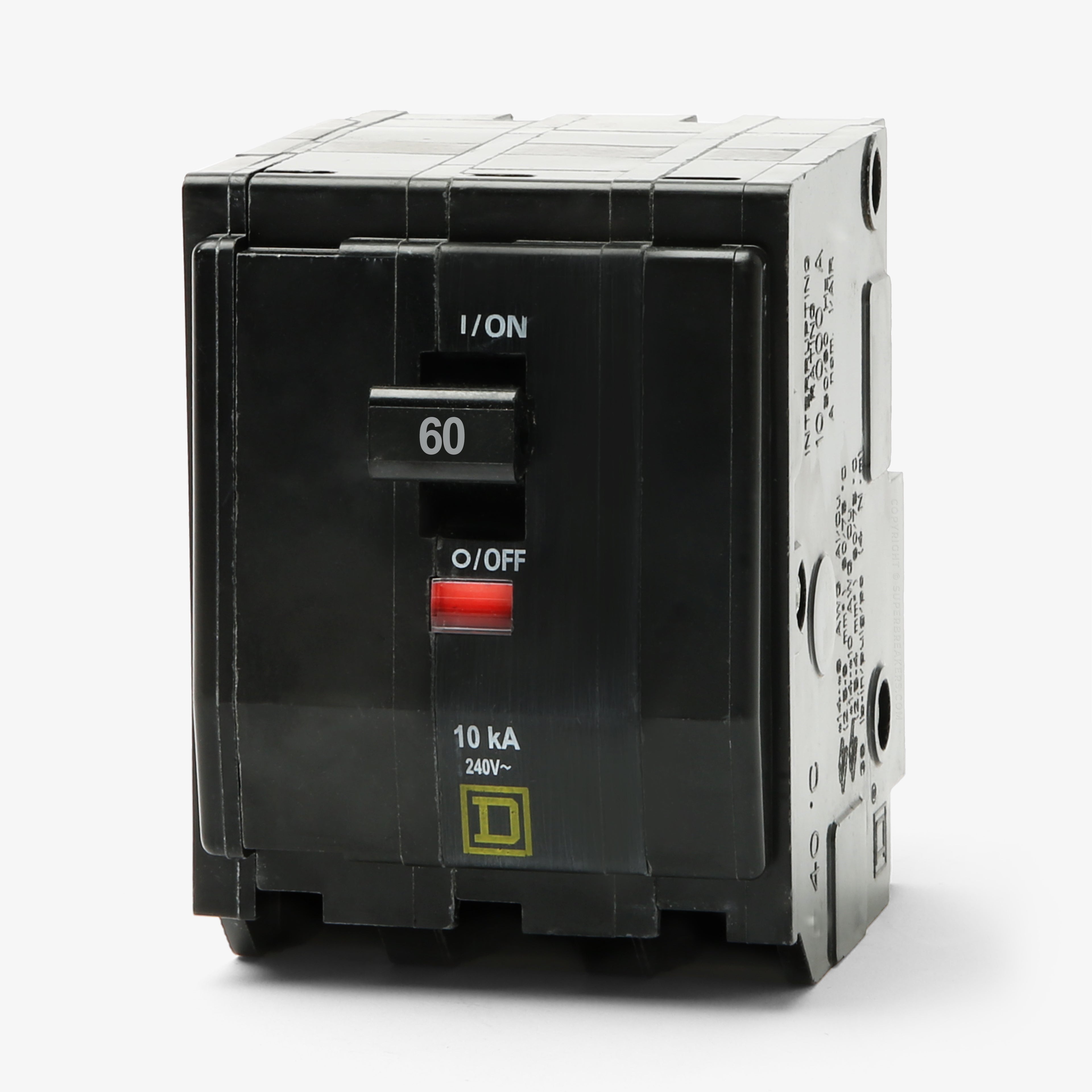 Square D QO360 60A Miniature Circuit Breaker | SuperBreakers