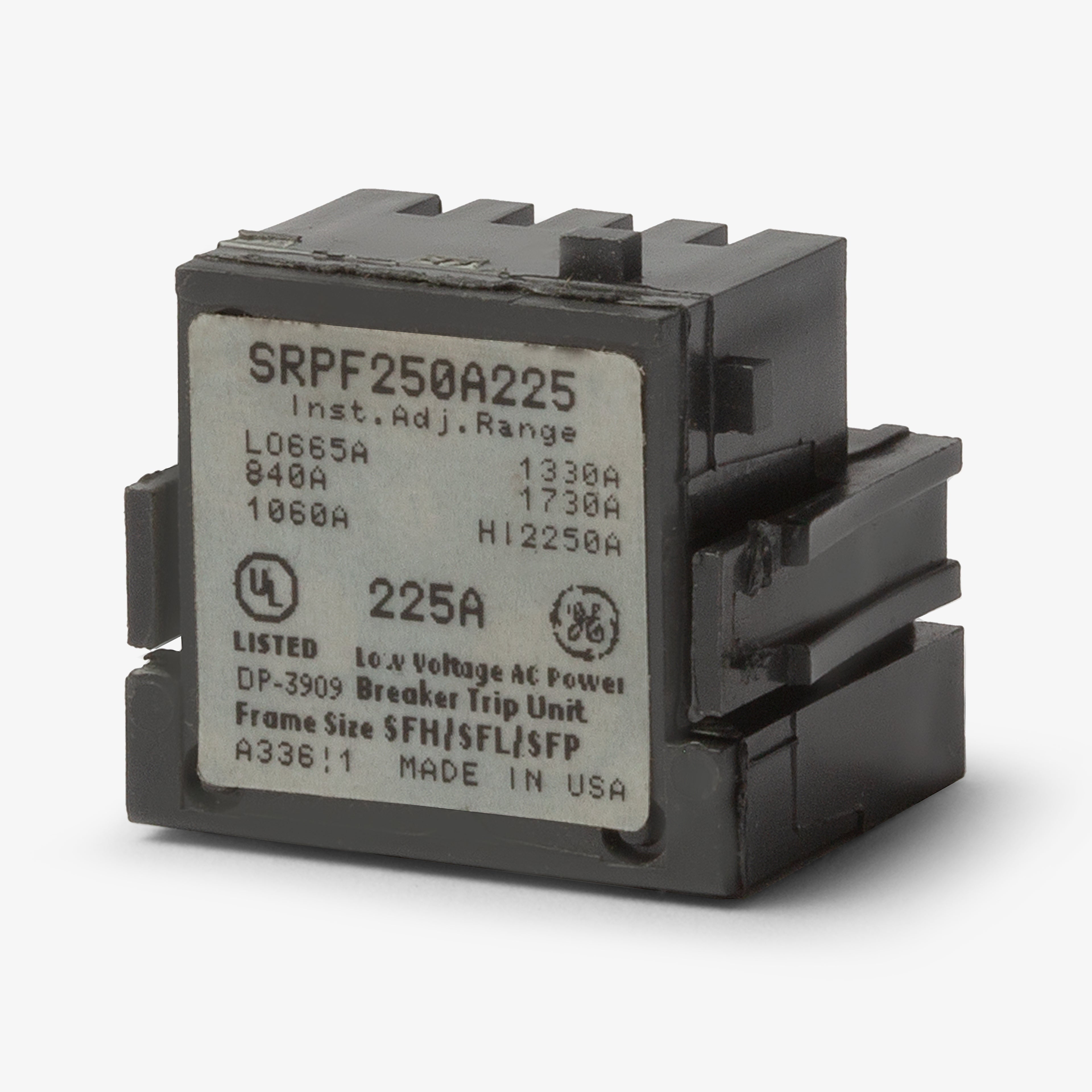 SRPF250A225-Rating-Plug_GE_1.