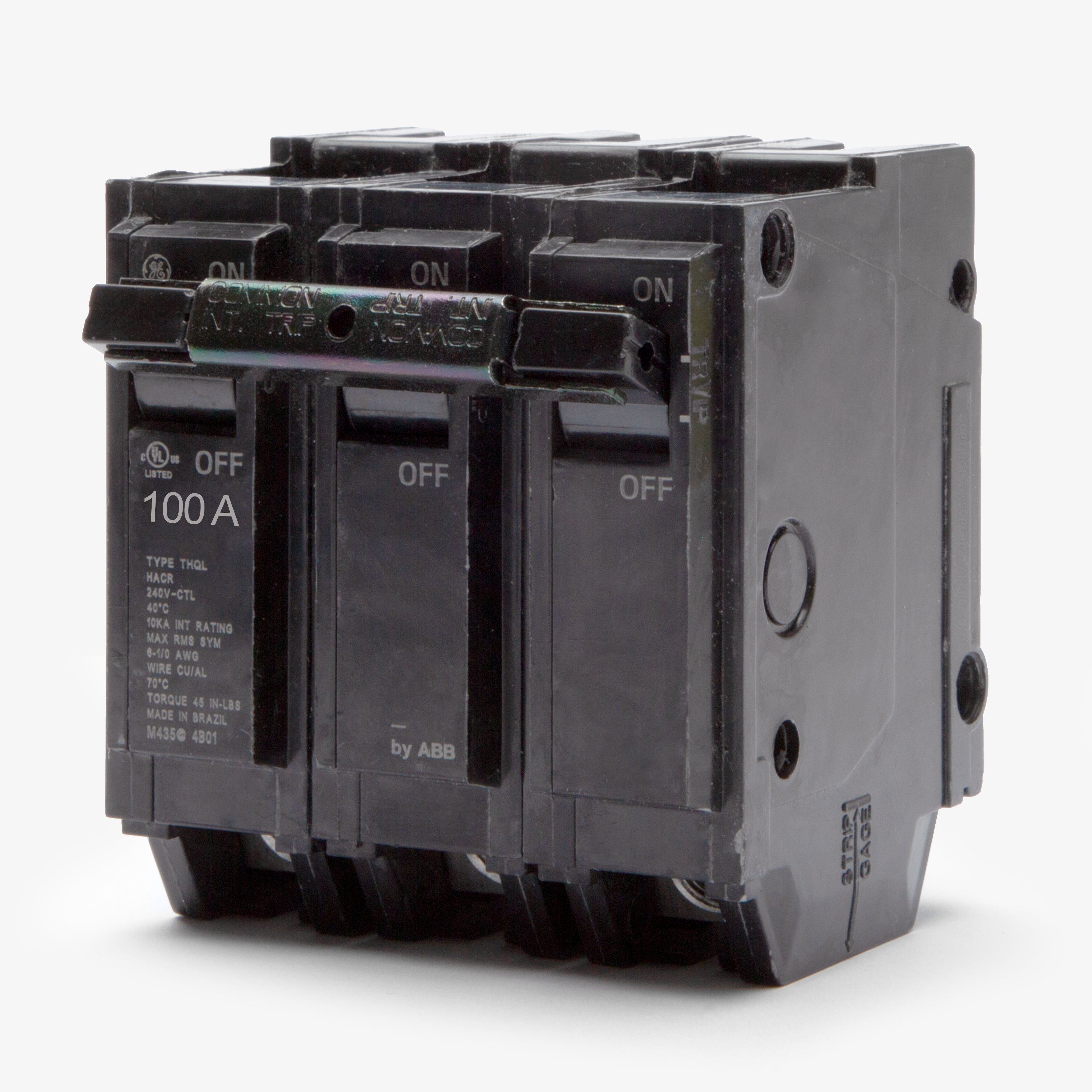 ABB / General Electric THQL32100 - 100A 3 Pole Miniature Circuit