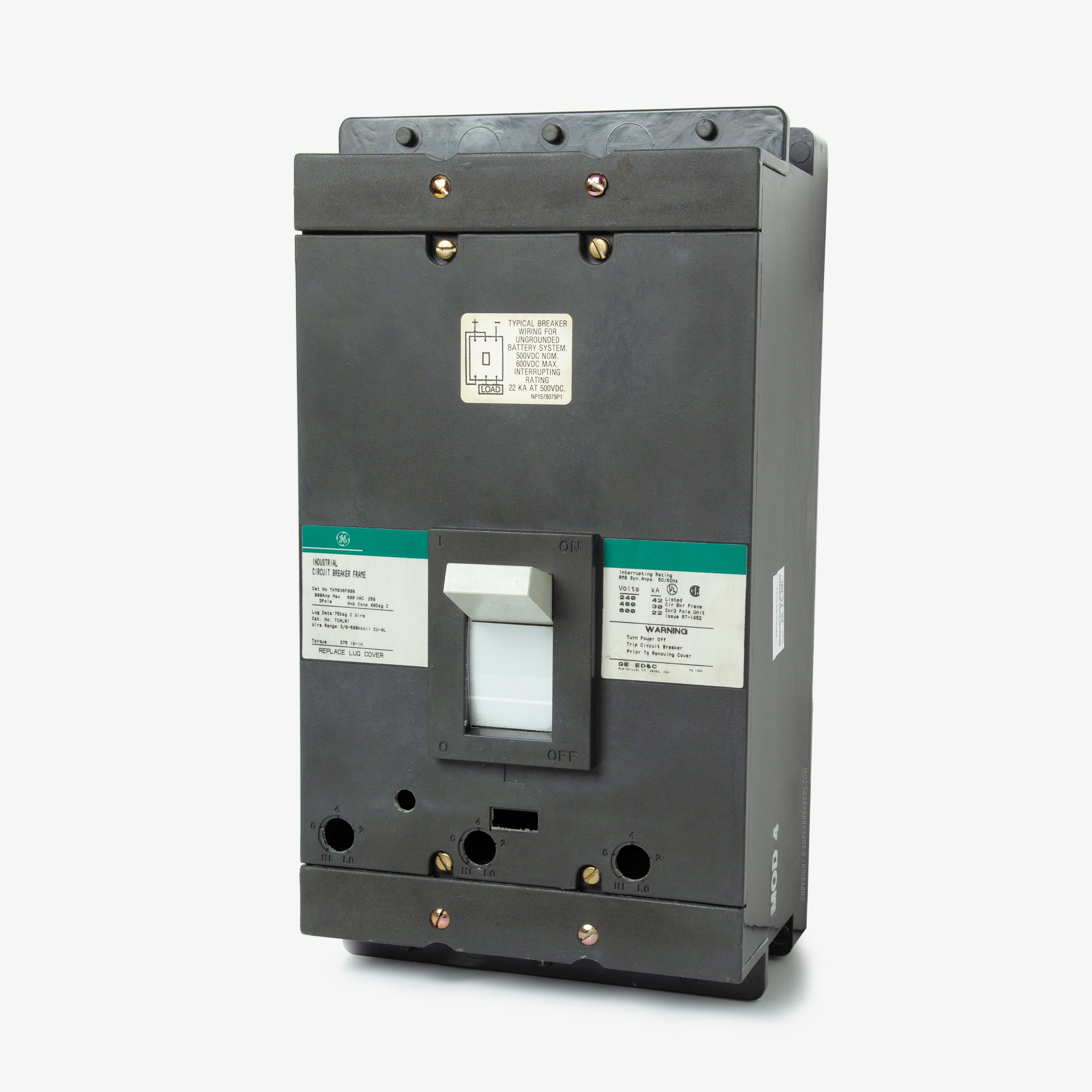 General Electric GE SPECTRA SERIES CIRCUIT BREAKER MODULE 3