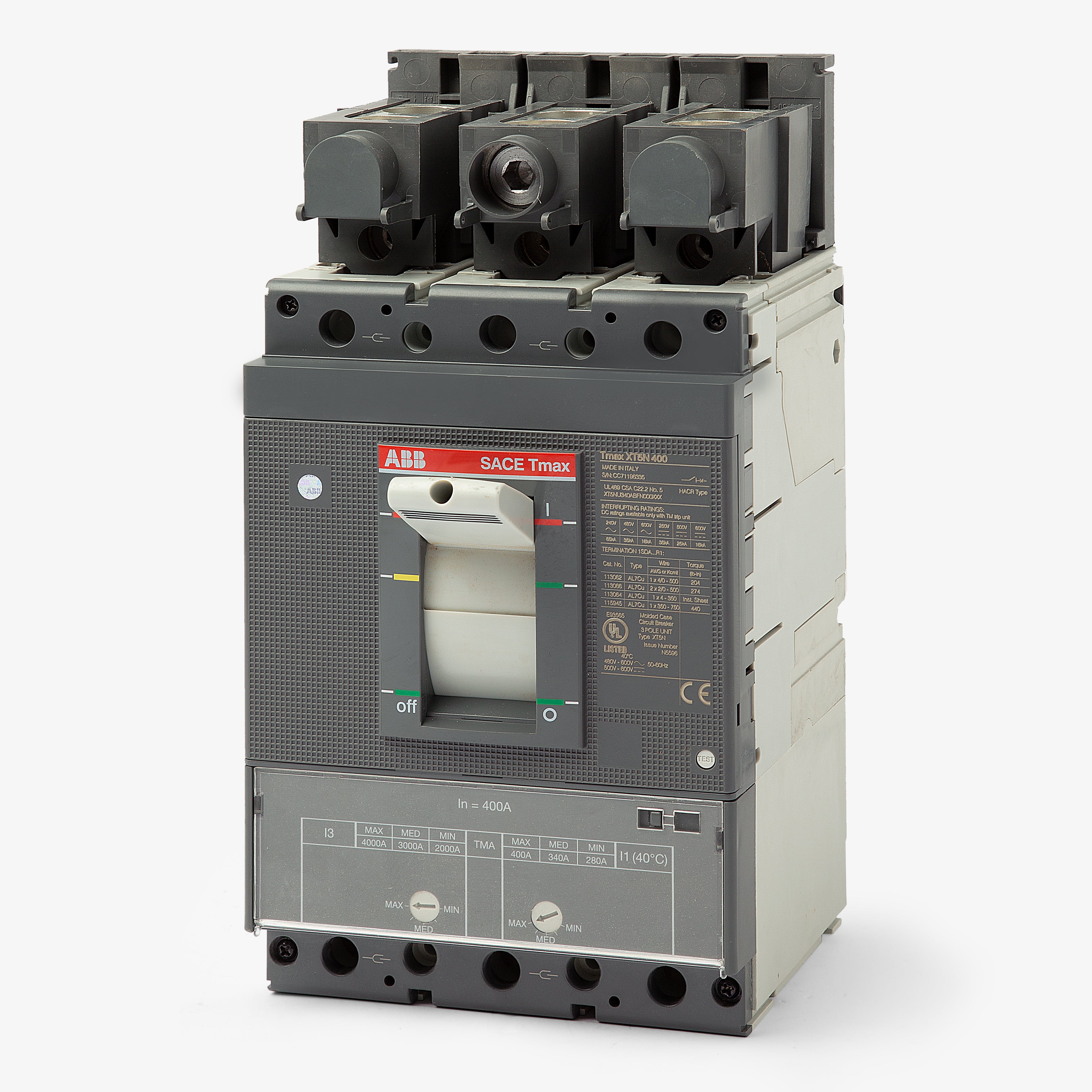 ABB XT5NU340ABFN000XXX Molded Case Circuit Breaker – SuperBreakers