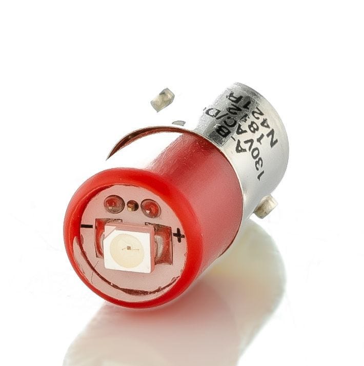 のんちゃんSwitchLight Allen Bradley 800T-N421R Push Button Replacement LED Lamp