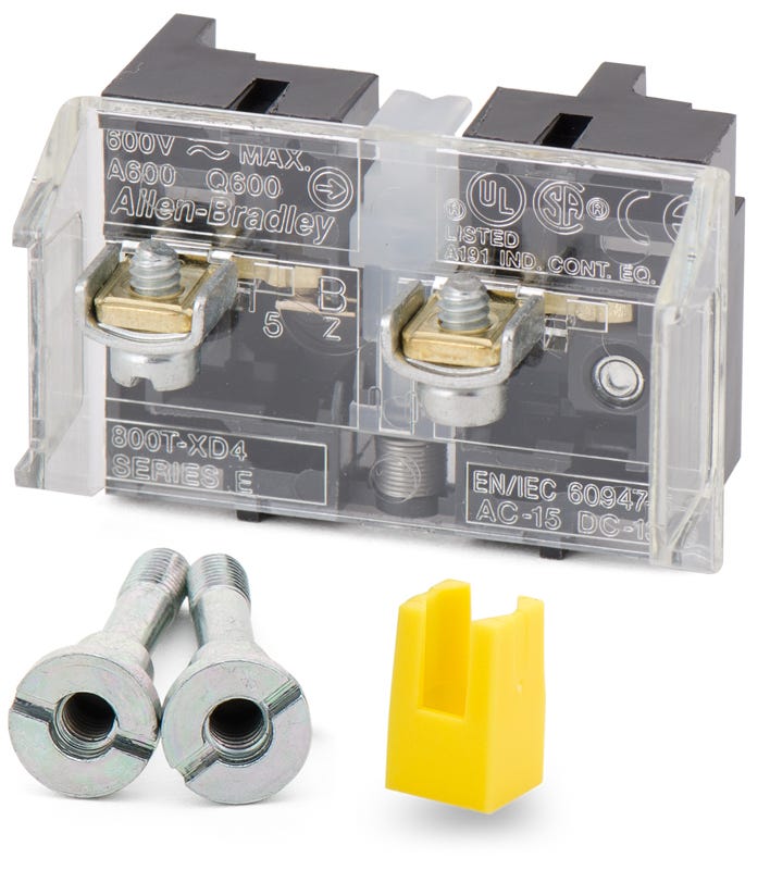 Allen-Bradley 800T-XD4 Contact Block – SuperBreakers
