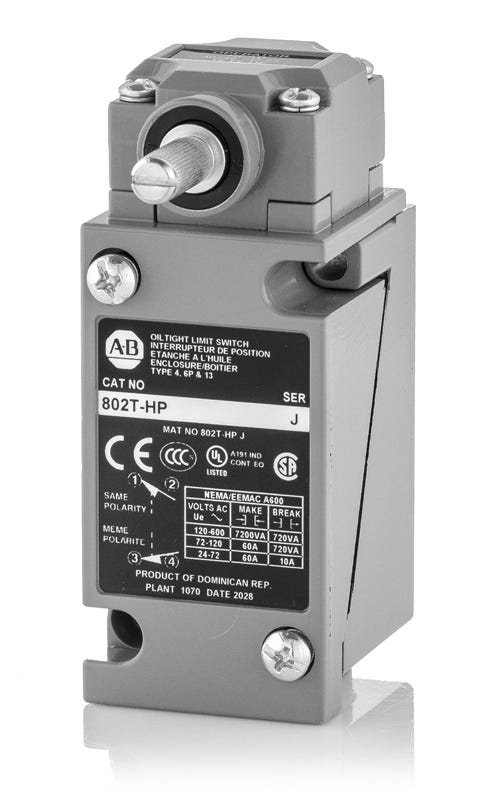 Allen-Bradley 802T-HP Limit Switch – SuperBreakers