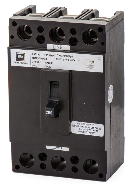 Eaton/Cutler-Hammer CA3200 3 Pole Circuit Breaker