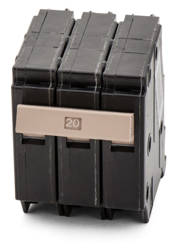 Cutler-Hammer CH320 Circuit Breaker - 20 Amp, 240V, 3-Pole, 10k AIC - For Type CH Load Centers