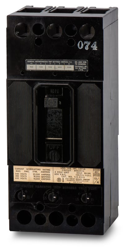 Siemens / ITE FJ3B200 Molded Case Circuit Breaker – SuperBreakers
