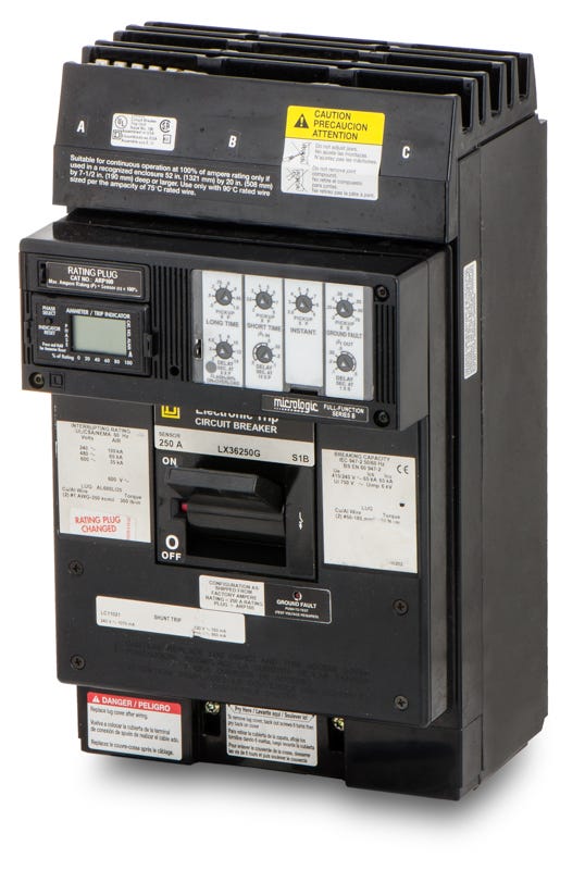 Square D LX36250G 3 Pole Circuit Breaker SuperBreakers