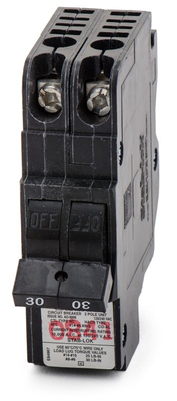 Unique Breaker UBI-F0230N Dual Pole Thin Circuit Breaker – Replacement For Federal Pacific, ETL Listed, Black - View #6