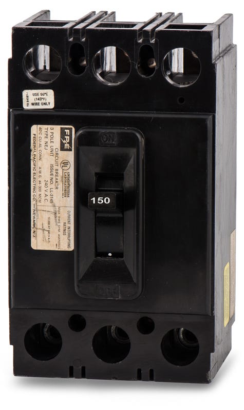 Federal Pacific NEJ233150 - 150A 3 Pole Molded Case Circuit