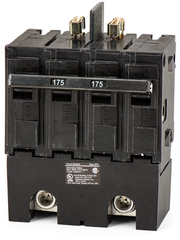 Siemens Q2175B - 175A 2 Pole Molded Case Circuit Breaker