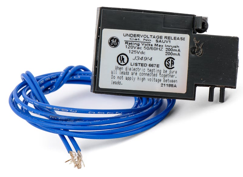 General Electric SAUV1 Under Voltage Release – SuperBreakers General Electric SAUV1 Under Voltage Release – SuperBreakers
