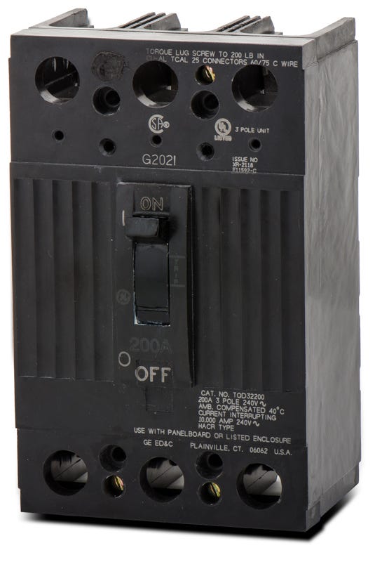 General Electric TQD32200 3 Pole Circuit Breaker SuperBreakers