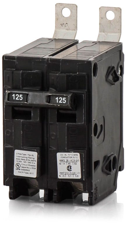 Siemens B2125 2 Pole Circuit Breaker – SuperBreakers