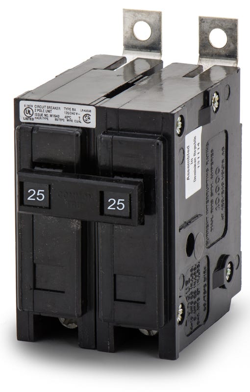 Eaton/CutlerHammer BAB2025 2 Pole Circuit Breaker SuperBreakers