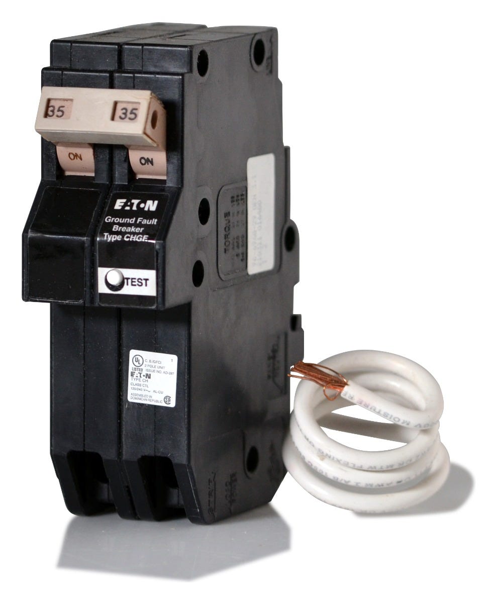 Eaton CHN235GF 2 Pole Ground Fault Circuit Breaker SuperBreakers