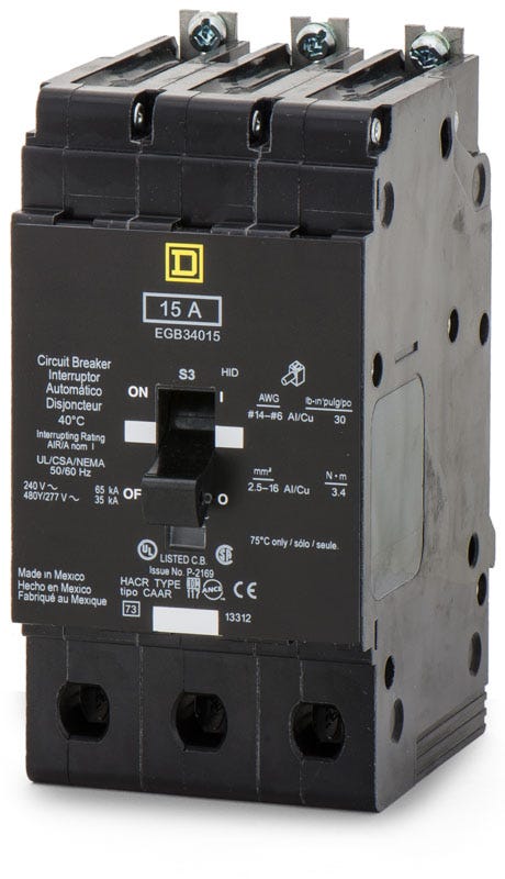 Square D EGB34015 Pole Circuit Breaker – SuperBreakers