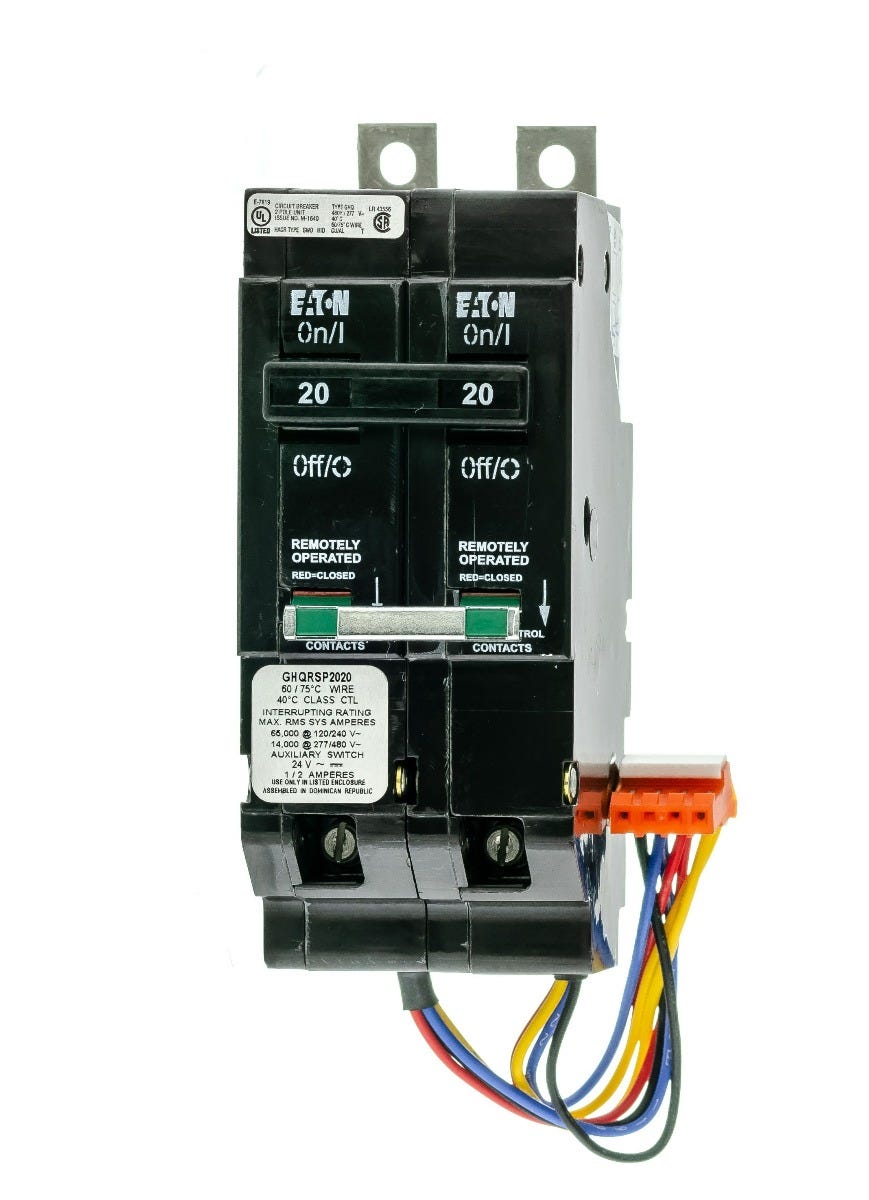 Eaton/CutlerHammer GHQRSP2020 2 Pole Circuit Breaker SuperBreakers