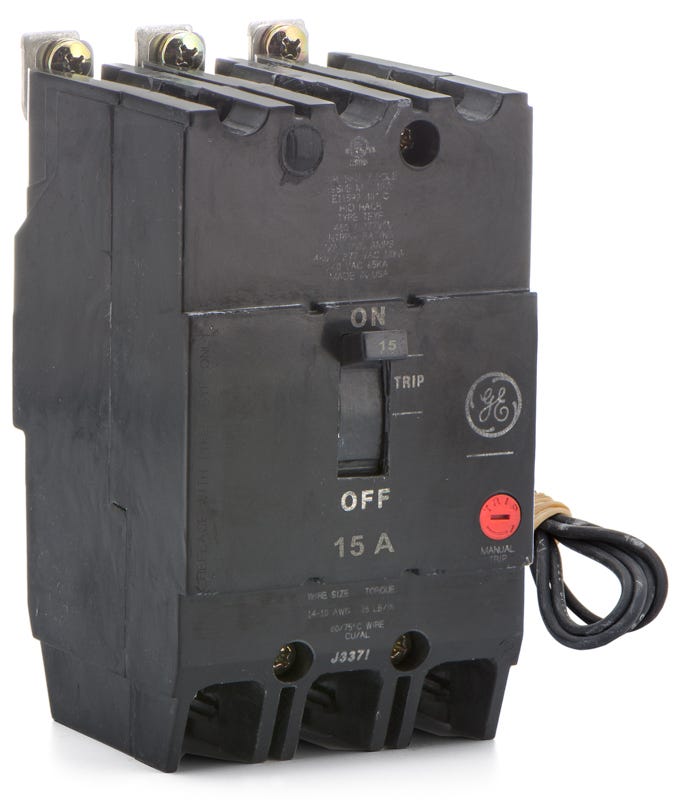 General Electric TEY315ST12 3 Pole Circuit Breaker SuperBreakers