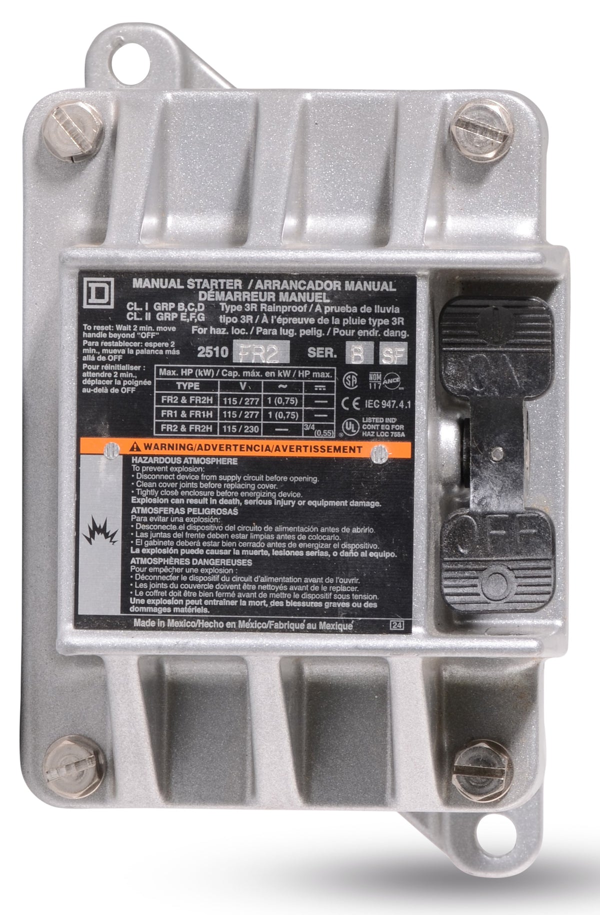 Square D 2510FR2 Starter
