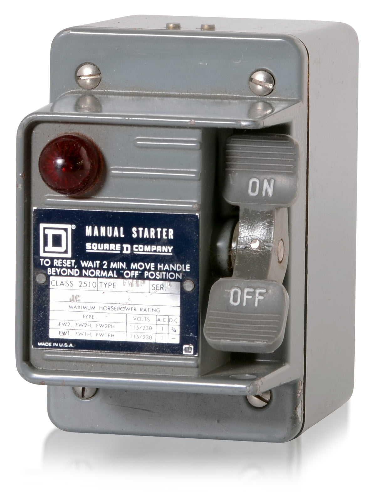Square D 2510FW1P Starter