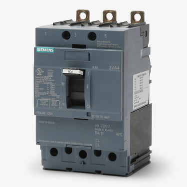 Siemens 3VA4160-6ED34-0AA0 - 60A 3 Pole Molded Case Circuit Breaker