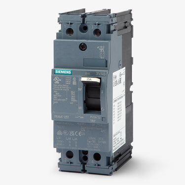 Siemens 3VA5125-6ED21-0AA0 - 25A 2 Pole Molded Case Circuit Breaker