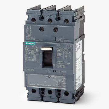 Siemens 3VA5145-6EC31-0AA0 - 45A 3 Pole Molded Case Circuit Breaker