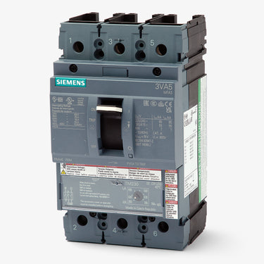 Siemens 3VA5210-7EC31-0AA0 - 100A 3 Pole Molded Case Circuit Breaker