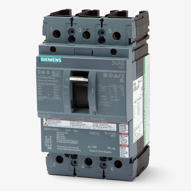 Siemens 3VA5212-7ED31-0AA0 - 125A 3 Pole Molded Case Circuit Breaker