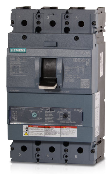 Siemens 3VA5225-5EF31-0AA0 - 250A 3 Pole Molded Case Circuit Breaker