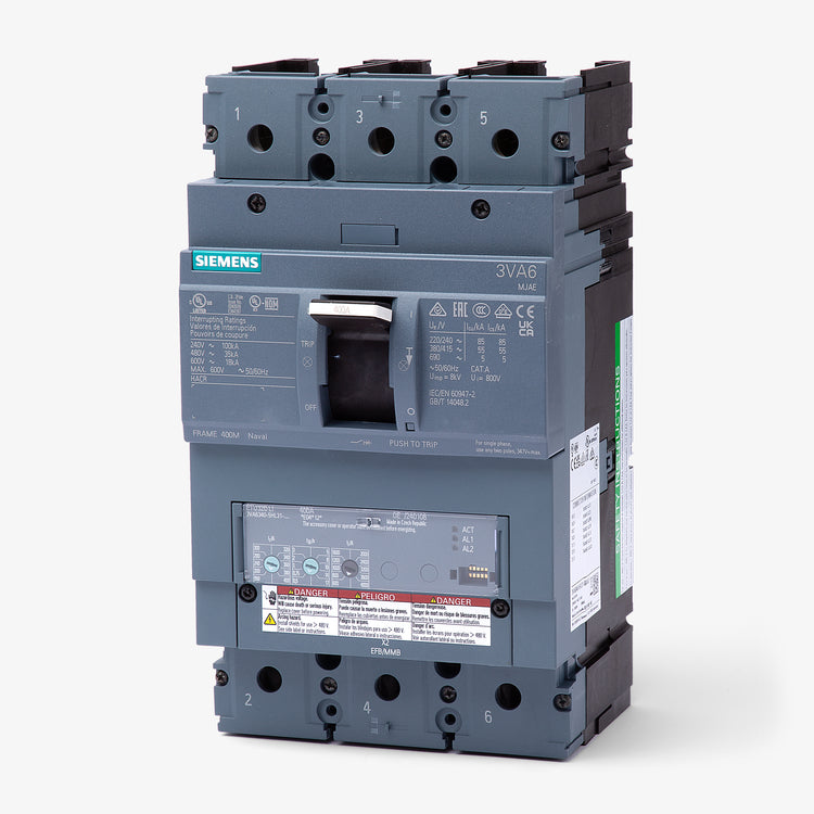 Siemens 3VA6340-5HL31-0AA0 - 400A 3 Pole Molded Case Circuit Breaker