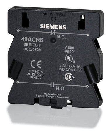 Siemens 49ACR6 Auxiliary Switch