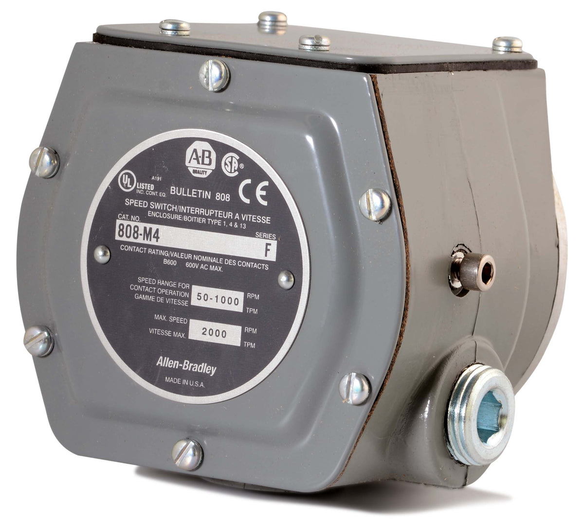 Allen Bradley 808M4 Speed Switch