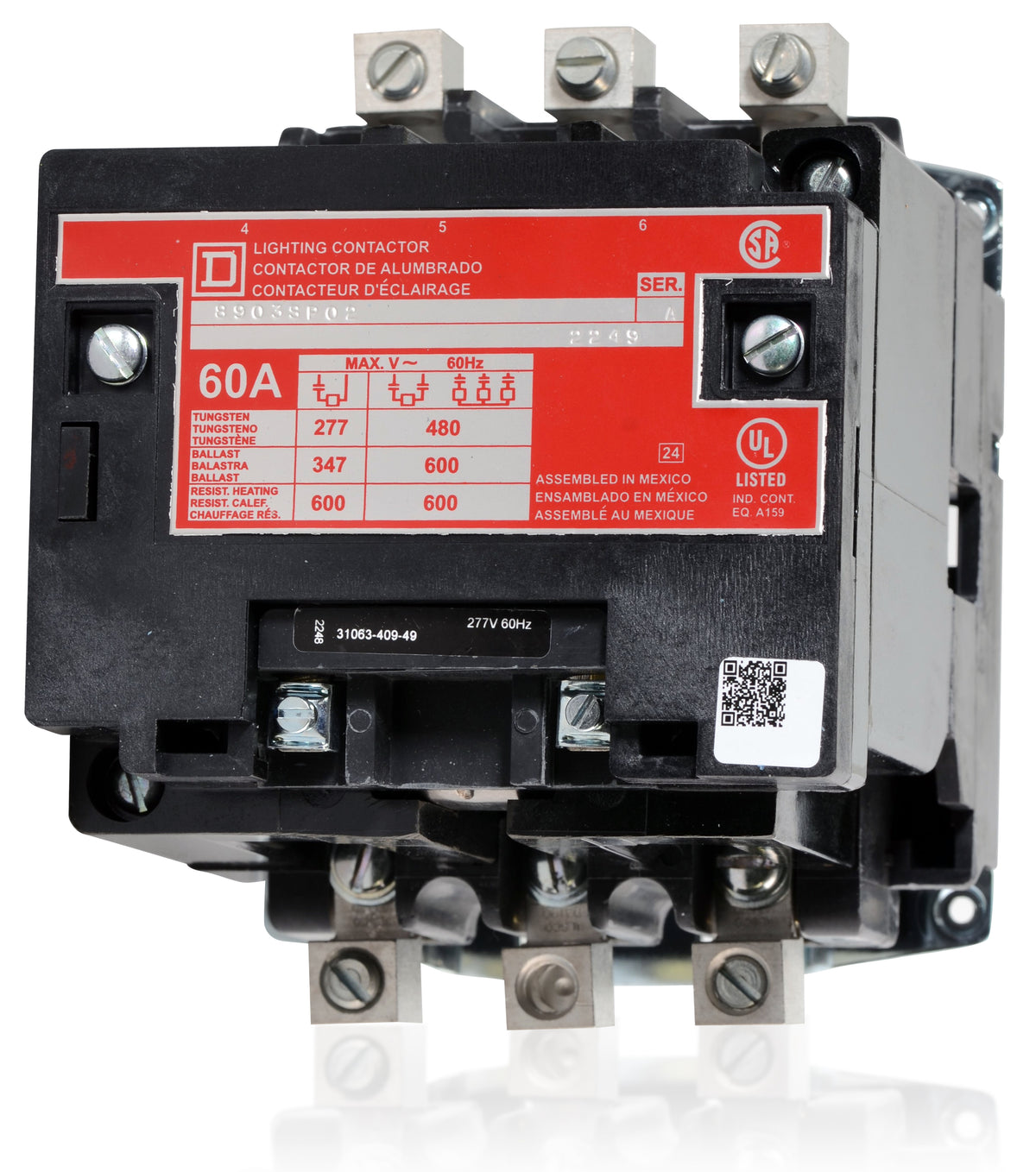 Square D 8903SPO2V04 Contactor