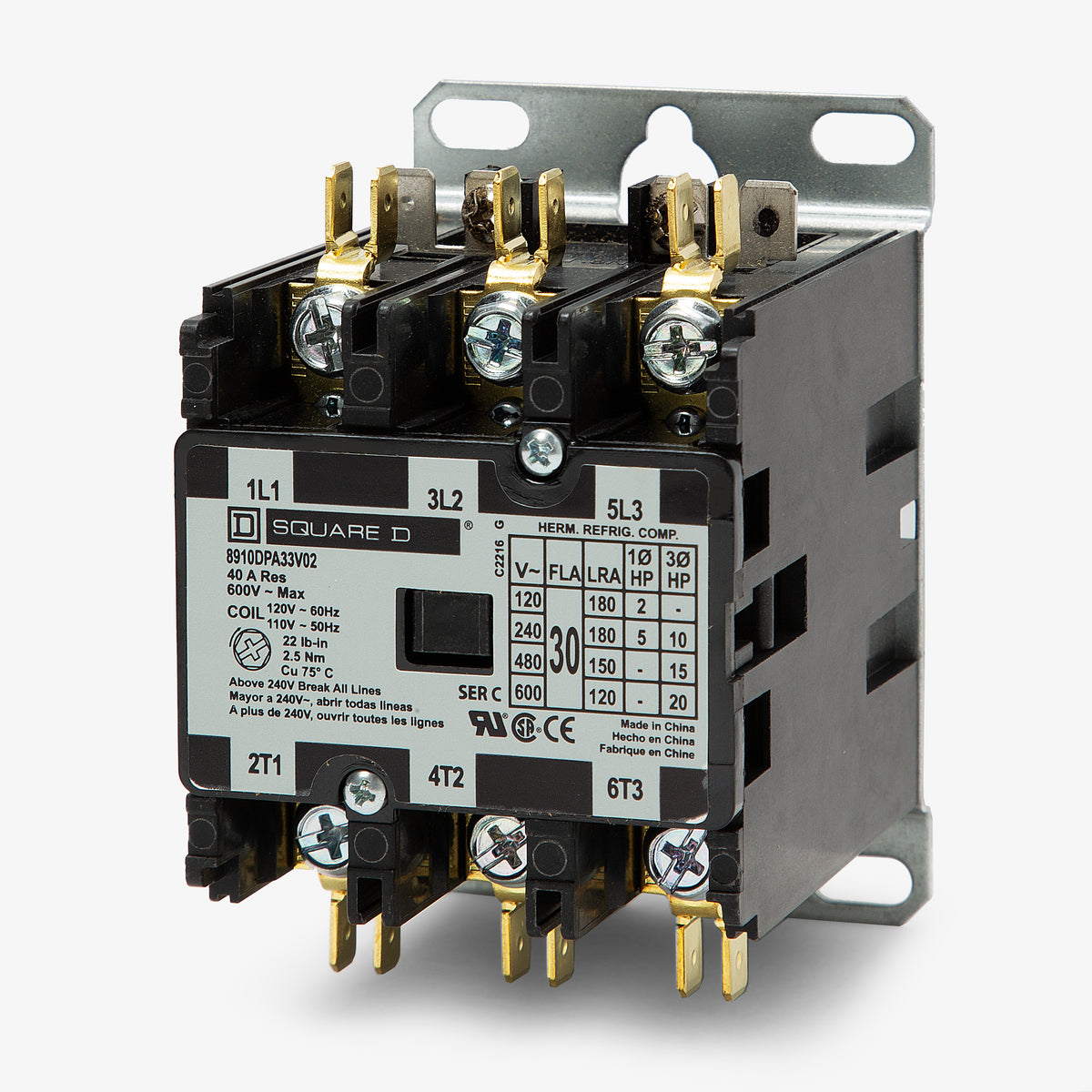 Square D 8910DPA33V02 Contactor