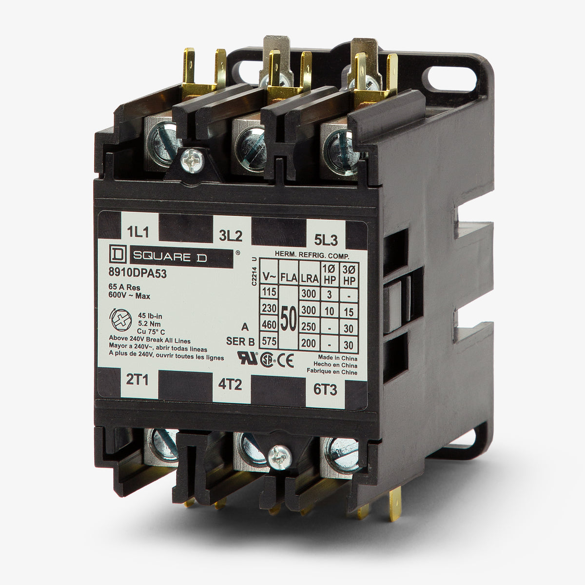 Square D 8910DPA53V02 Contactor