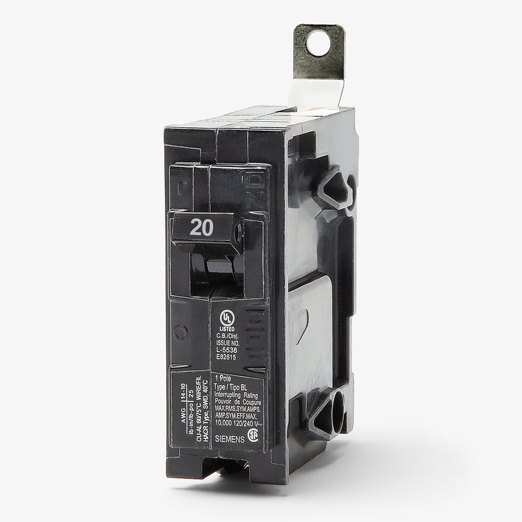 Siemens B120 - 20A 1 Pole Molded Case Circuit Breaker