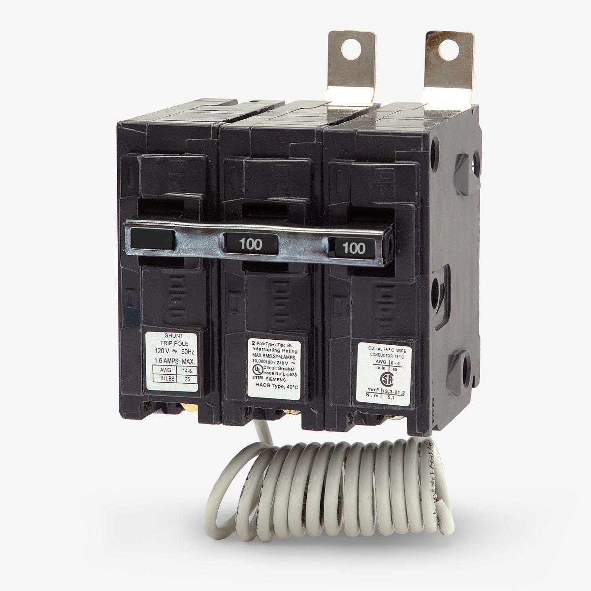 Siemens B210000S01 - 100A 2 Pole Molded Case Circuit Breaker