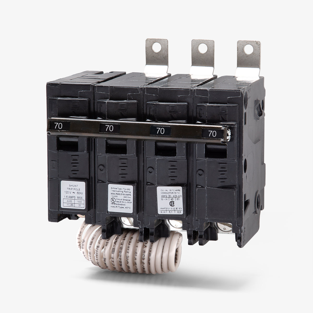Siemens B37000S01 - 70A 3 Pole Molded Case Circuit Breaker